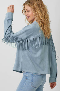 Miranda Suede Fringe Jacket
