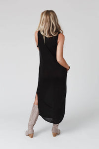 Cassie Sleeveless Maxi Dress - Black
