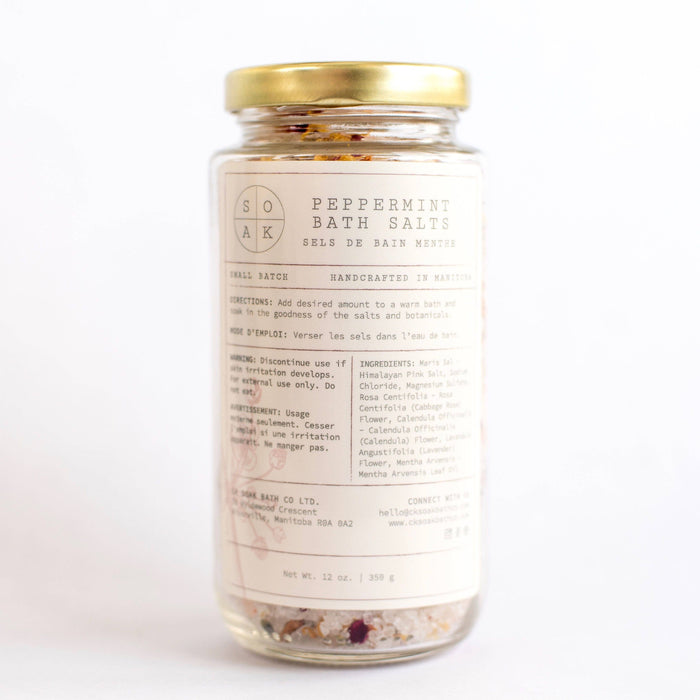SOAK Bath Co - Peppermint Bath Salt