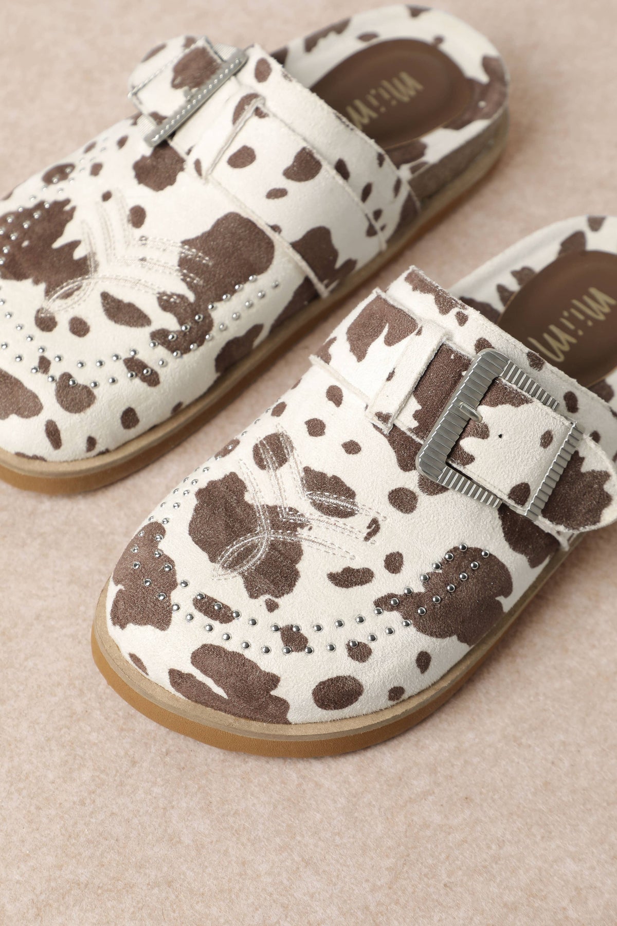 Josephine Clog - Cowprint
