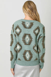 Aztec Cardi - Sage