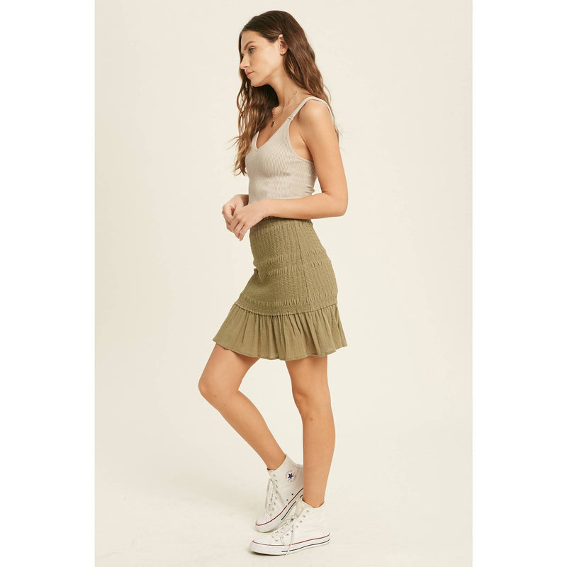 Ribbed Bralette - Champagne