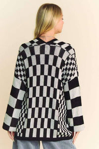 Skater Boy Checked Cardi