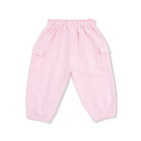Angel Dear French Terry Cargo Pants - Pink