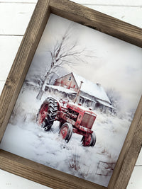 Ashwood Designs - Winter Tractor
: Dark Walnut / 9x11
