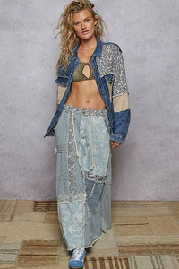 The Julia Denim and Leopard Jacket