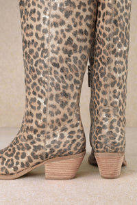 The Tess Boot - Leopard
