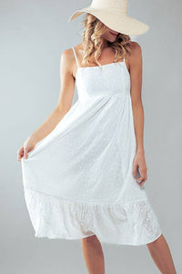 The Evie Eyelet Midi Dress