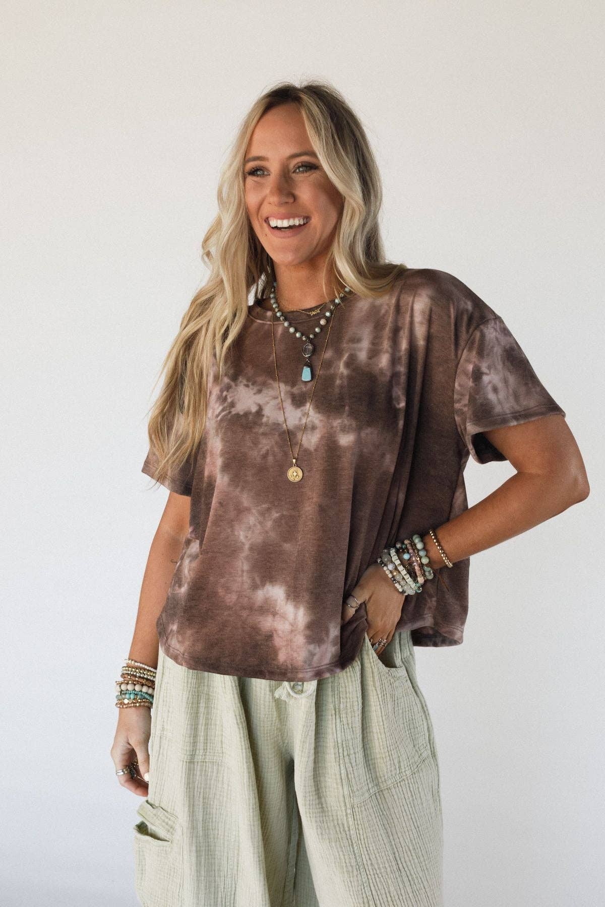 On the Rocks Tie Dyed Tee