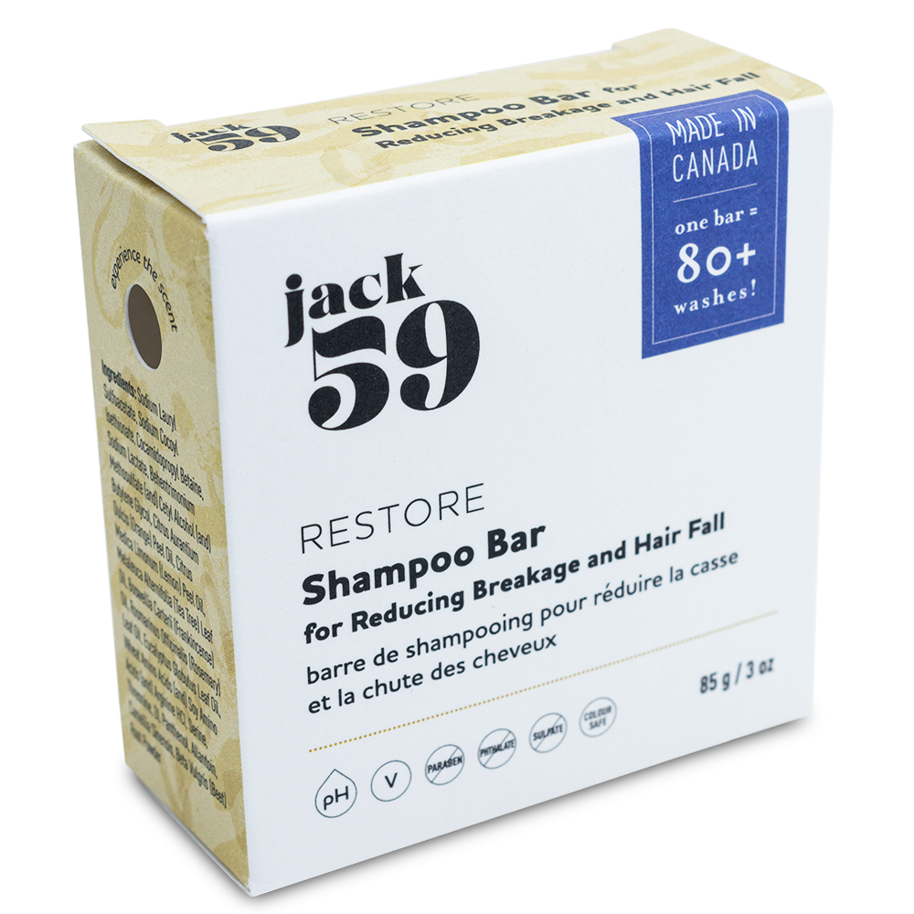 Jack59  Restore Shampoo Bar - Green Tea&Essential Oils