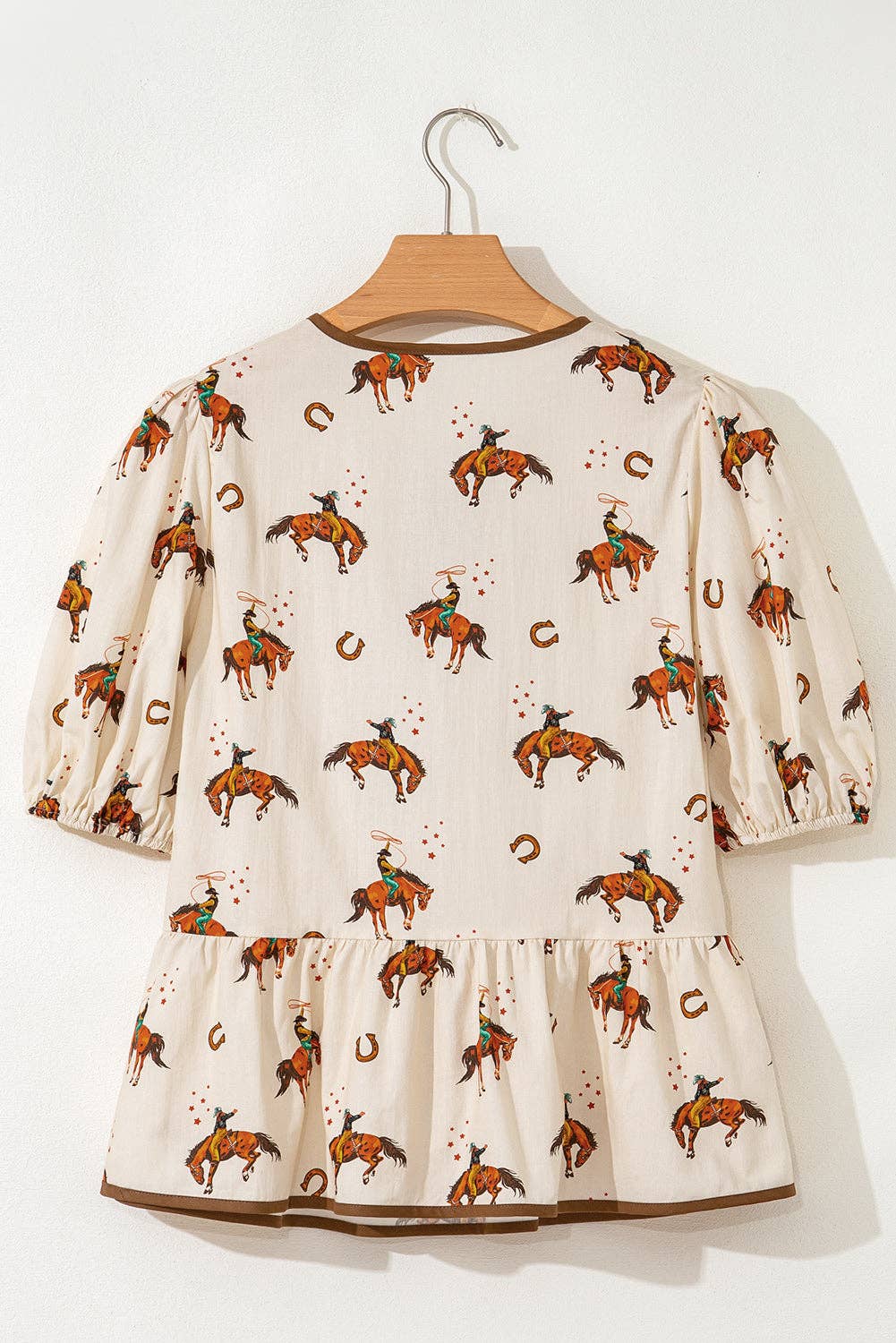 Ridin' High Puff Sleeve Blouse