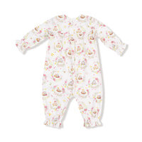 Smocked Floral OWL Romper