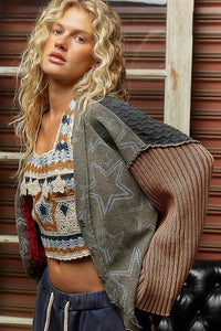 Star Pattern Cardigan