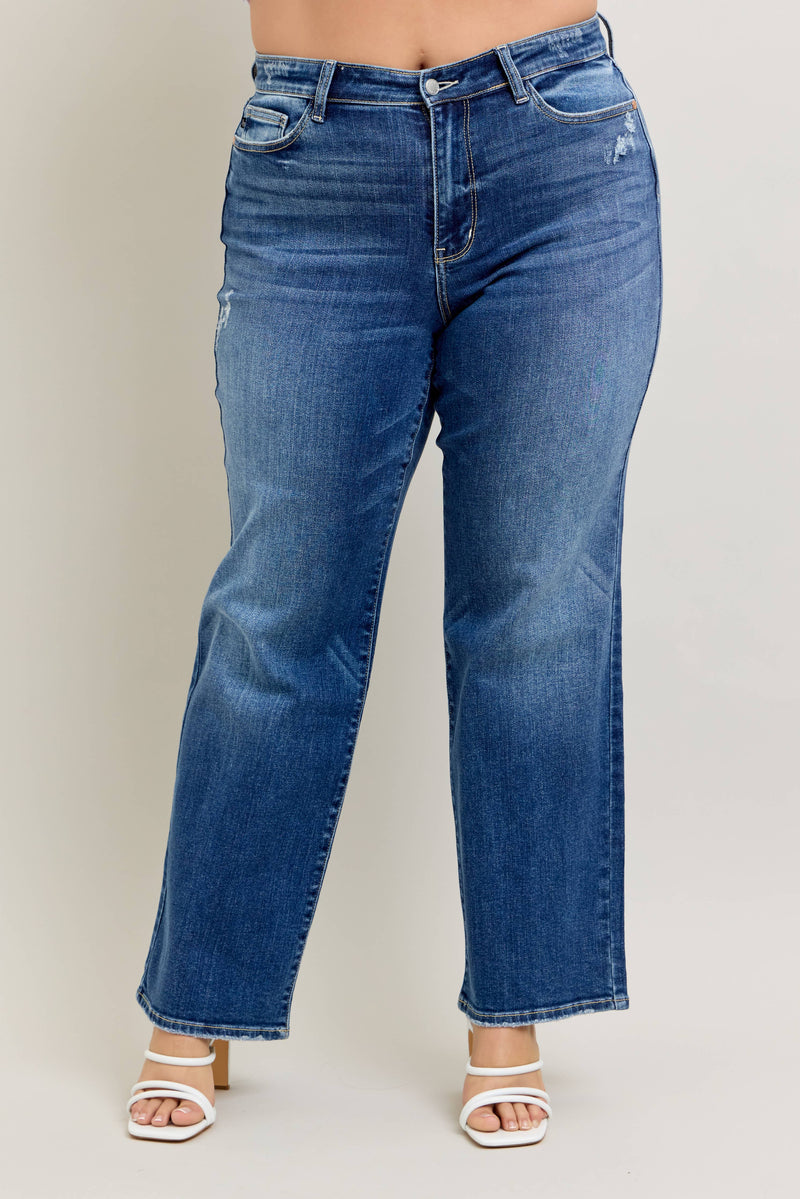 Judy Blue Jeans - Dark Wash 90's Straight Leg