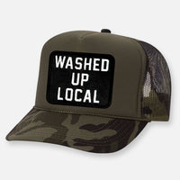 Washed Up Local Camo Trucker Hat