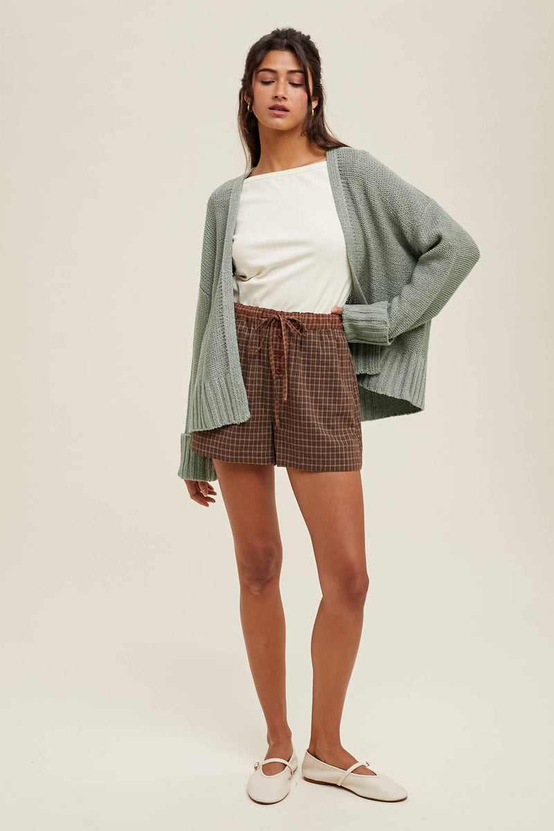 Lightweight Knit Cardi - Mint