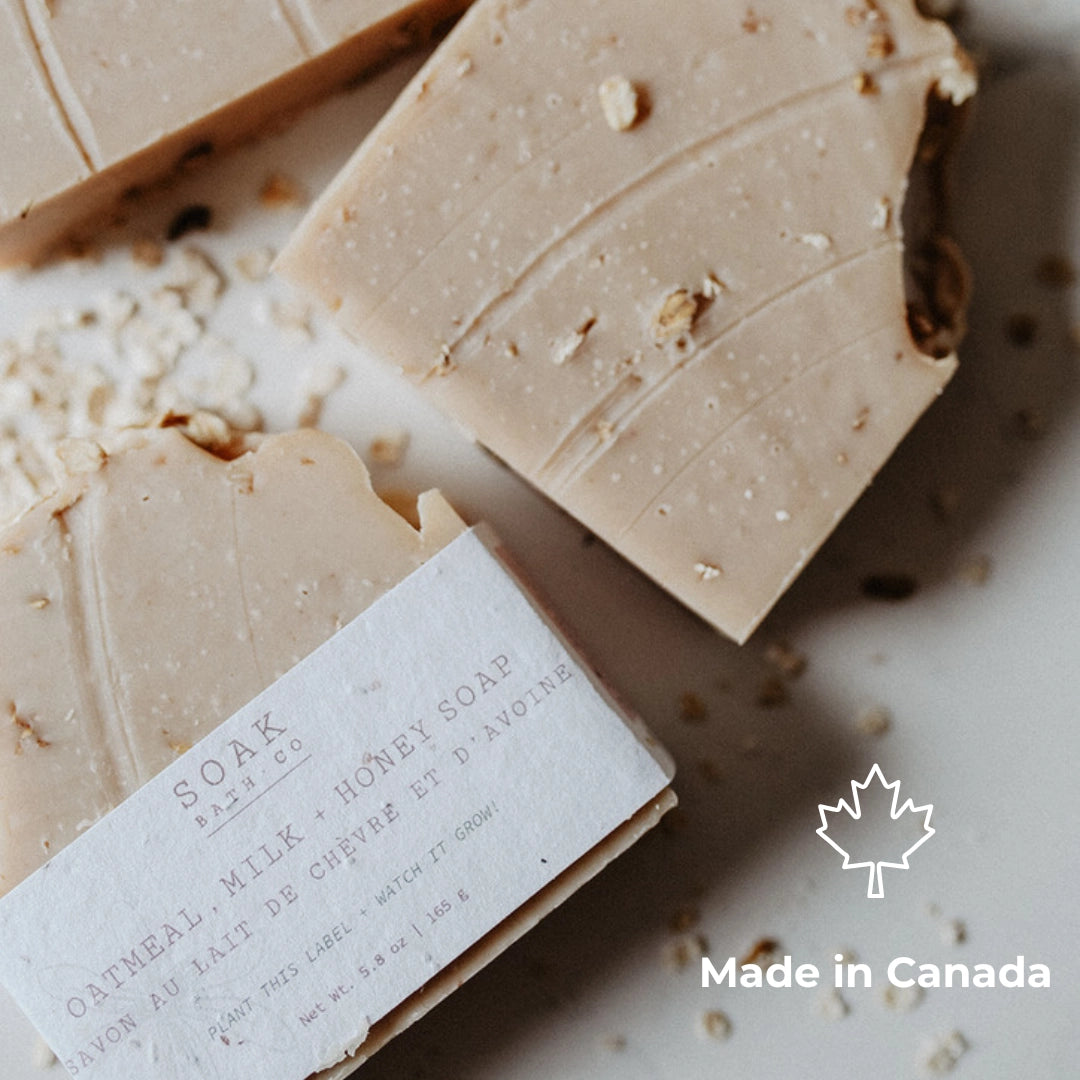 Soak Bath Co Soap Bar - Oatmeal, Milk & Honey