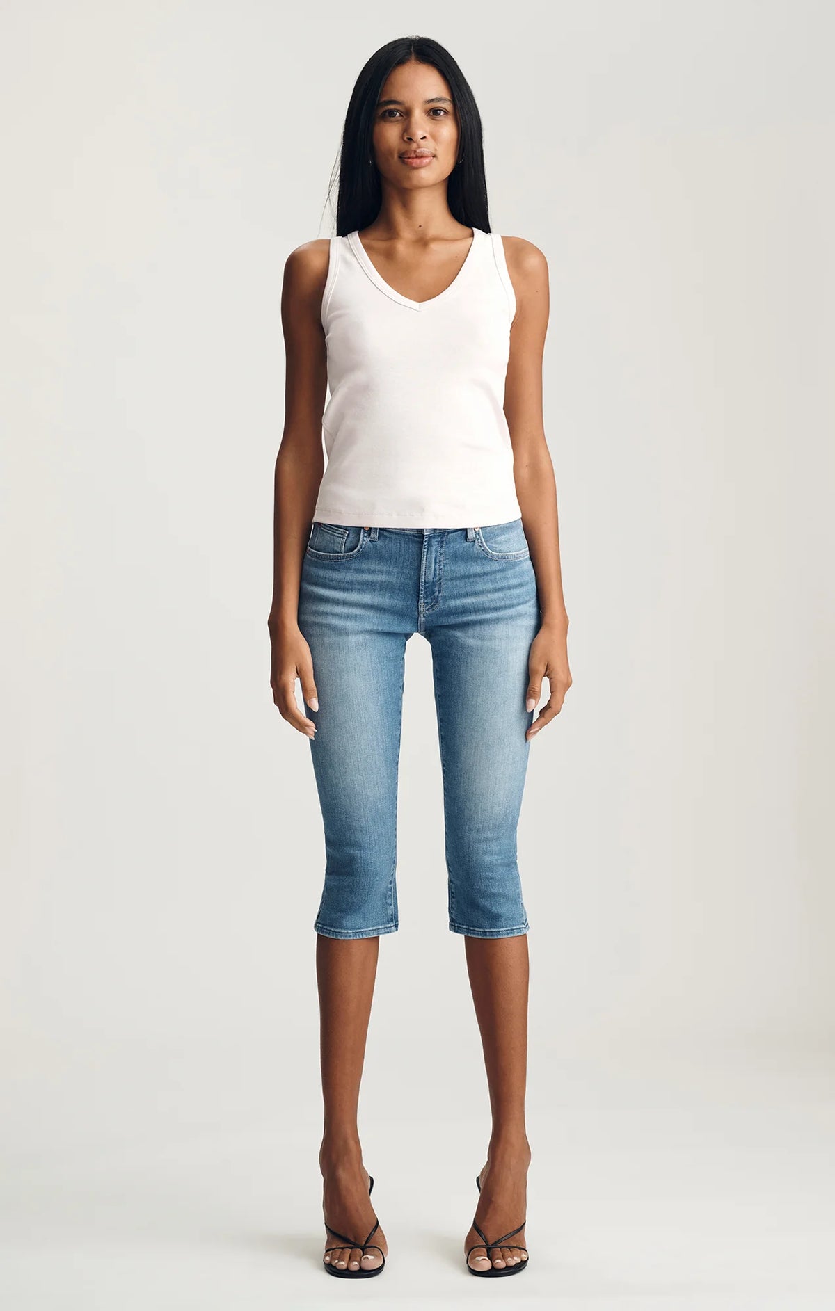 Mavi-Hilary Blue Brushed Jeans