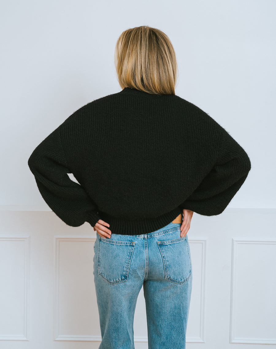 Brunette the Label Bow Cardigan