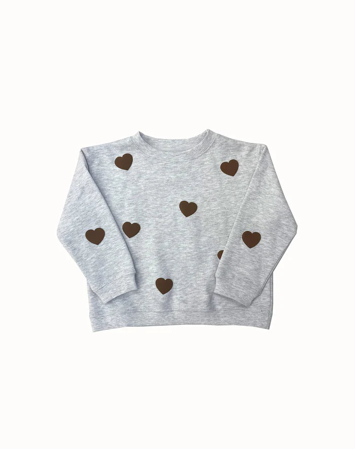 Brunette the Label - Kids All Over Heart Crew