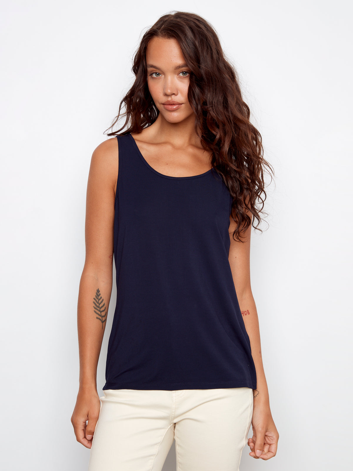 Charlie B 2-Way Basic Cami - Navy