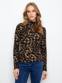 Charlie B - Leopard Long Sleeve Top