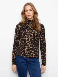 Charlie B - Leopard Long Sleeve Top