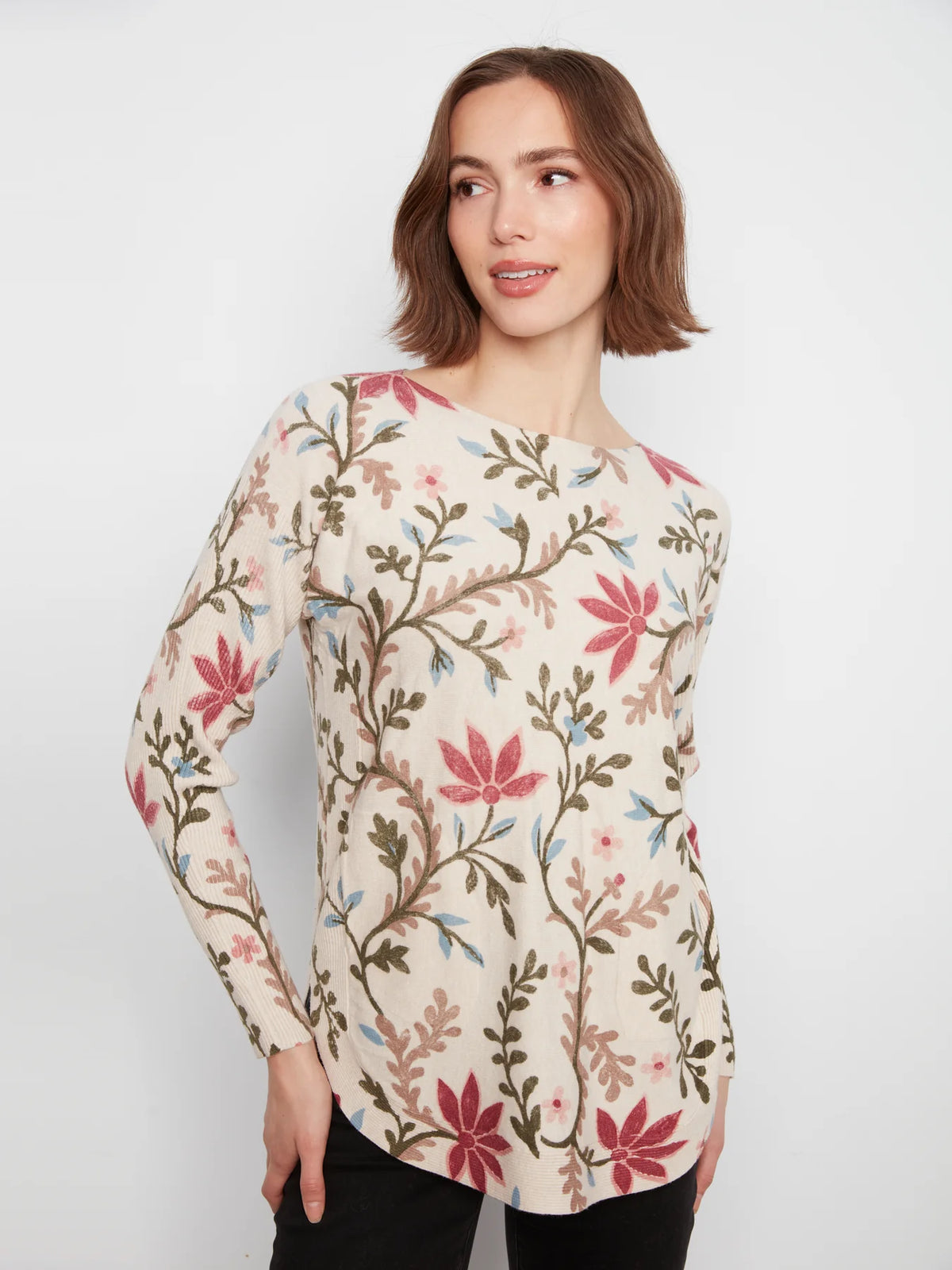 Printed Sweater - Floral