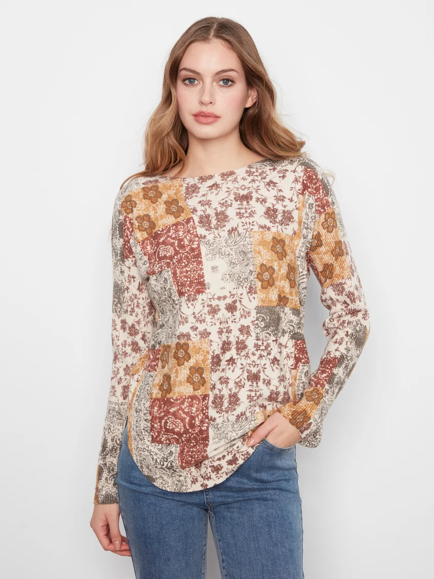 Printed Sweater - Quilt