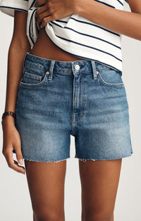Mavi Heidi Shorts-Dark Used Classic Blue