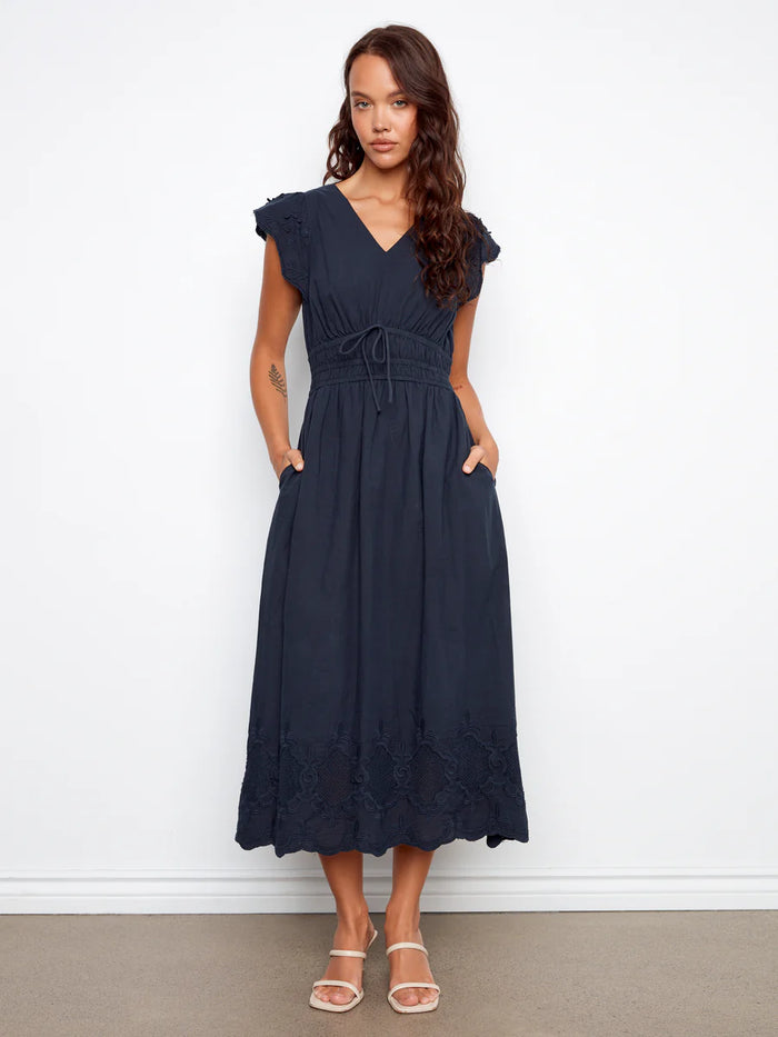 Charlie B Ruffle Sleeve Dress
