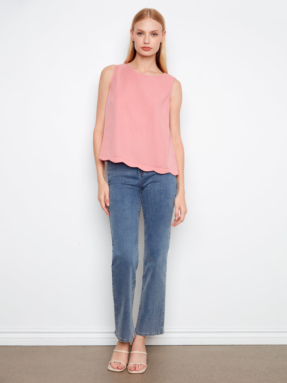 Charlie B Scalloped Top