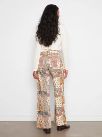 Charlie B Wide Leg Print Pants