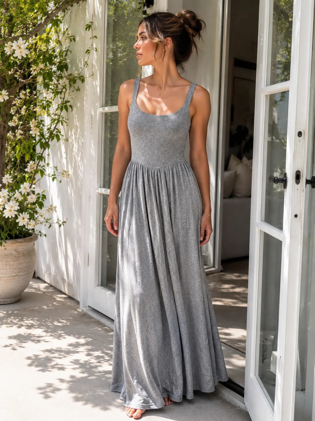 PRIV Dawn Maxi Dress - Grey