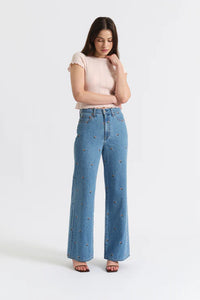 Daze Denim Far Out - High Rise Wide Leg - Fated