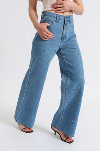 Daze Denim Far Out - High Rise Wide Leg - Fated