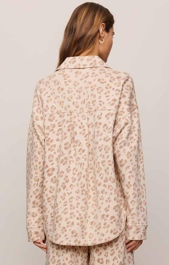 ZSUPPLY All Day Knit Leopard Jacket