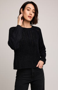 Gentle Fawn Cornelia Crewneck Sweater - Black