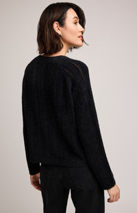 Gentle Fawn Cornelia Crewneck Sweater - Black
