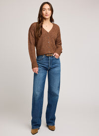 Gentle Fawn Lila Cardigan - Heather Chestnut