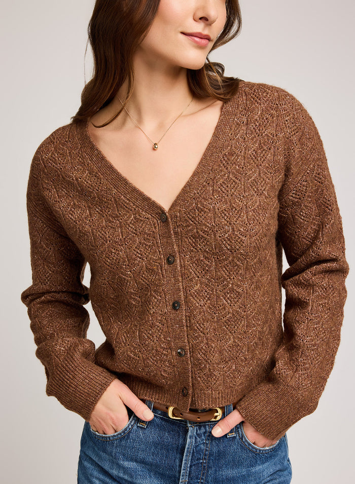 Gentle Fawn Lila Cardigan - Heather Chestnut