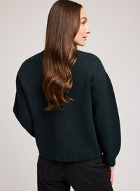 Gentle Fawn Angelica V Keck Sweater  -Wintergreen