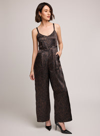 Gentle Fawn Irina Satin Jumpsuit - Java Print