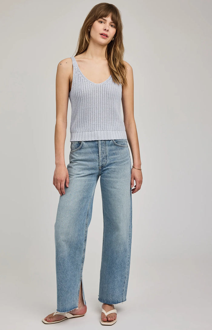 Gentle Fawn Lizzie Knit Tank - Chambray