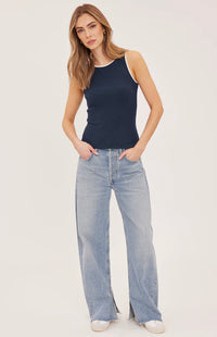 Gentle Fawn Naia Tank - Navy Ringer
