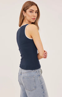 Gentle Fawn Naia Tank - Navy Ringer
