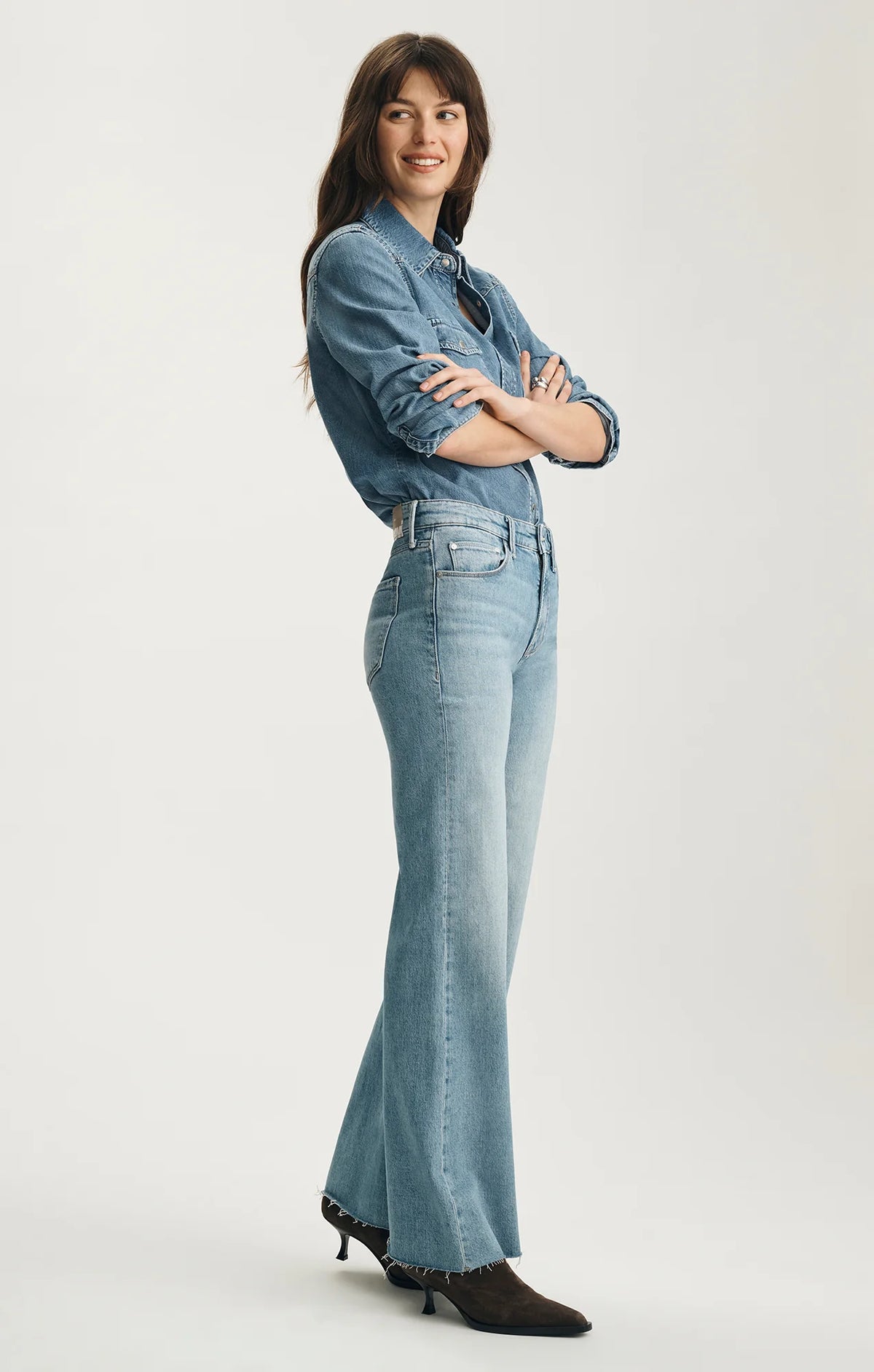 Mavi-Grace Bleached Classic Blue Jeans