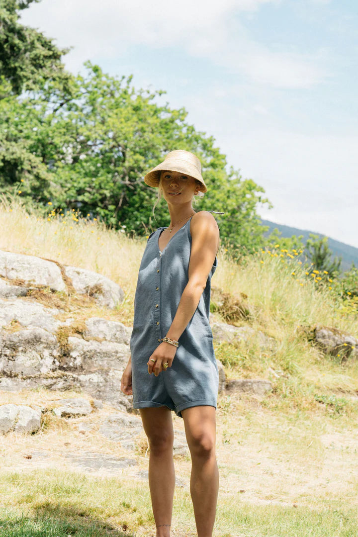 Jackson Rowe Spirit Romper - Country Blue