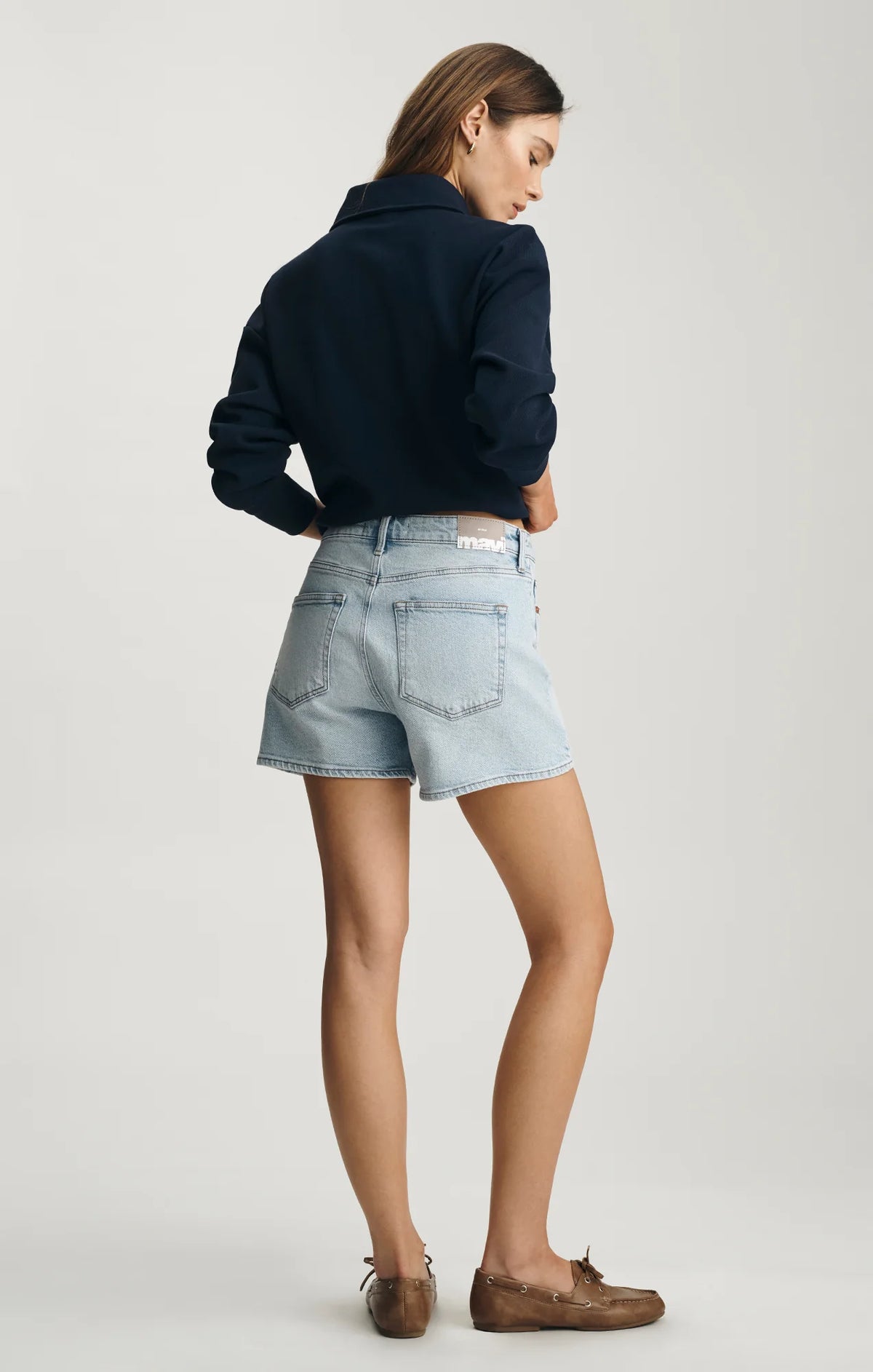 Mavi-Shorts Heidi Light Brushed Classic Blue