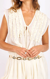 Sage The Label-Daydreamer Ruffle Top
